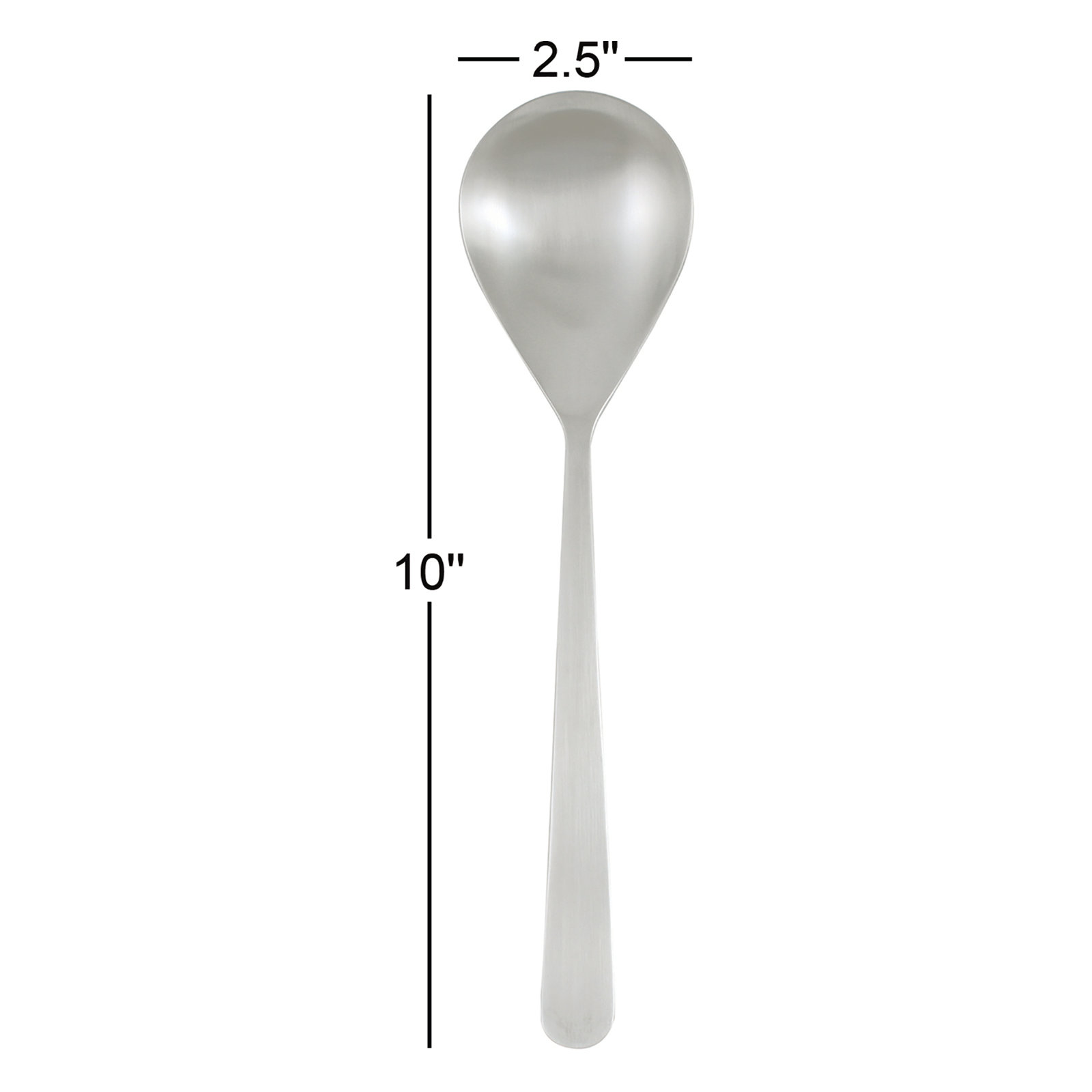 Oslo Stainless Steel Serving Spoon, Stainless Steel
