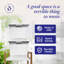 Grand bac de rangement transparent Homz-97285842