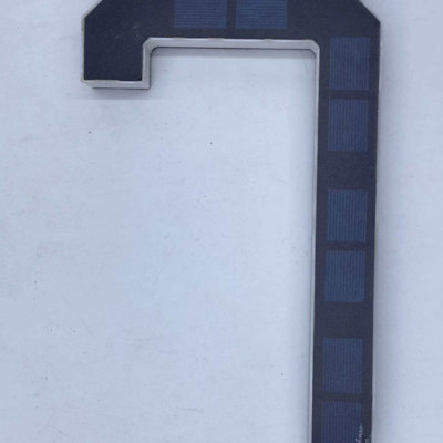 Solar-powered Digital Doorplate Waterproof LED Address Number Sign