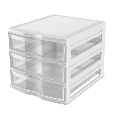 3 Drawer Storage Drawer