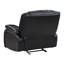 Fauteuil inclinable et oscillant rembourré noir-223920278