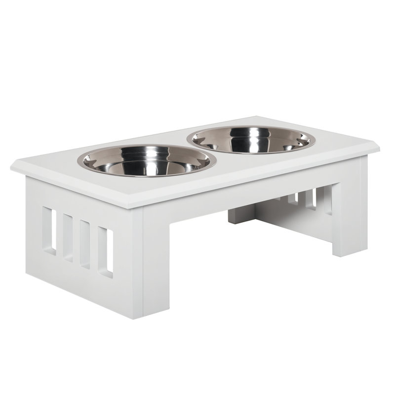 Elevated Feeder, Large (25.4cm), White