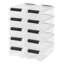 IRIS 5 pte / 1,25 gallon Boîtes de rangement en plastique transparent avec couvercles verrouillables-1896925658-1925090889-1902763733
