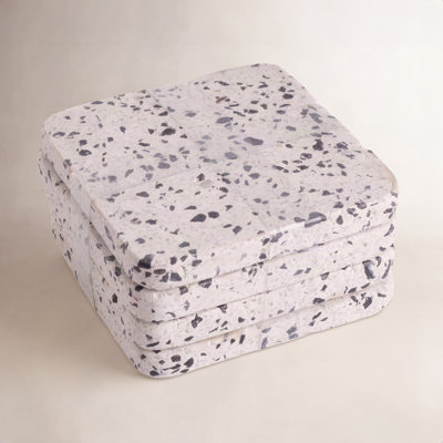 Marble Square 4 Piece Coaster Set