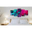 Dance Of Colors - 5 Piece No Frame Print on Canvas-308246903-382077500