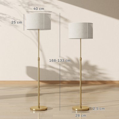 168cm Polished Traditional Floor Lamp