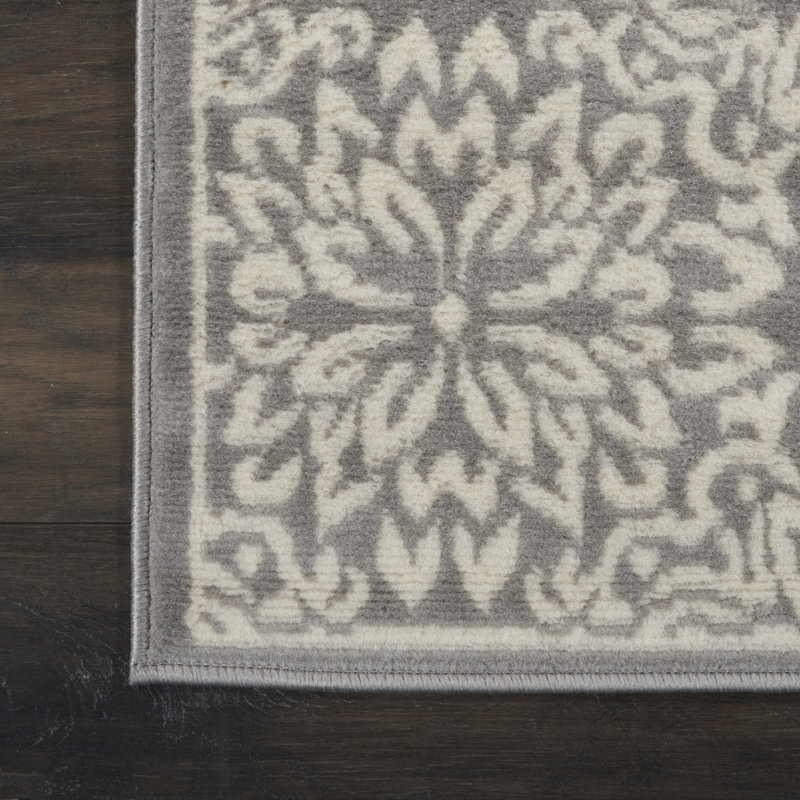 Guilian Damask Indoor Rug, Runner 2'3" x 7'3"