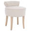 Tabouret de coiffeuse en bois massif Brogen