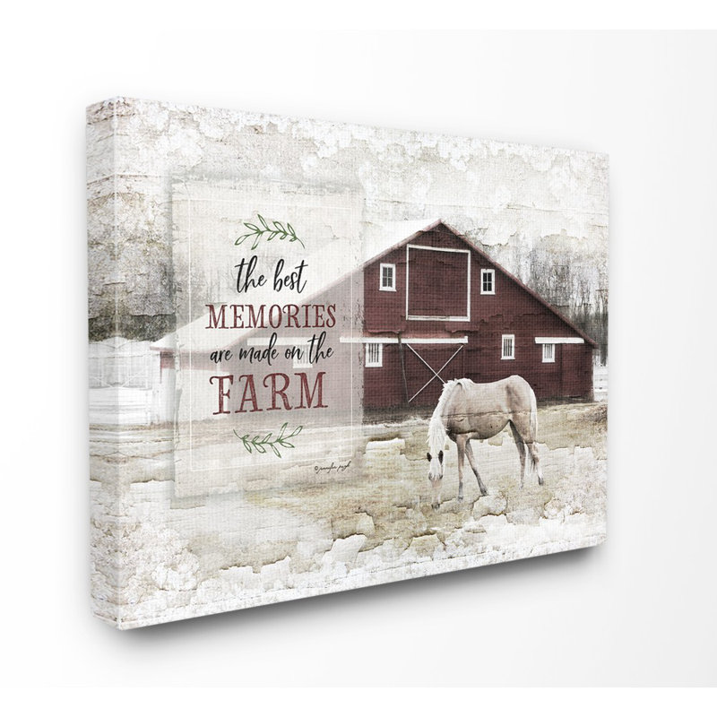« farm souvenirs », photographie, Toile tendue, H 16 po x l 20 po x P 1,5 po