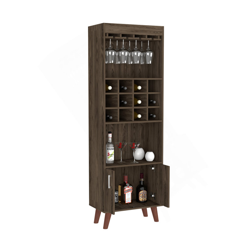 Bar Bar Bull, salon, noyer foncé