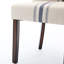 Chaises de salle à manger rembourrées beiges (2 pièces) - Design élégant, siège rembourré à 2 chaises moelleuses, matériau