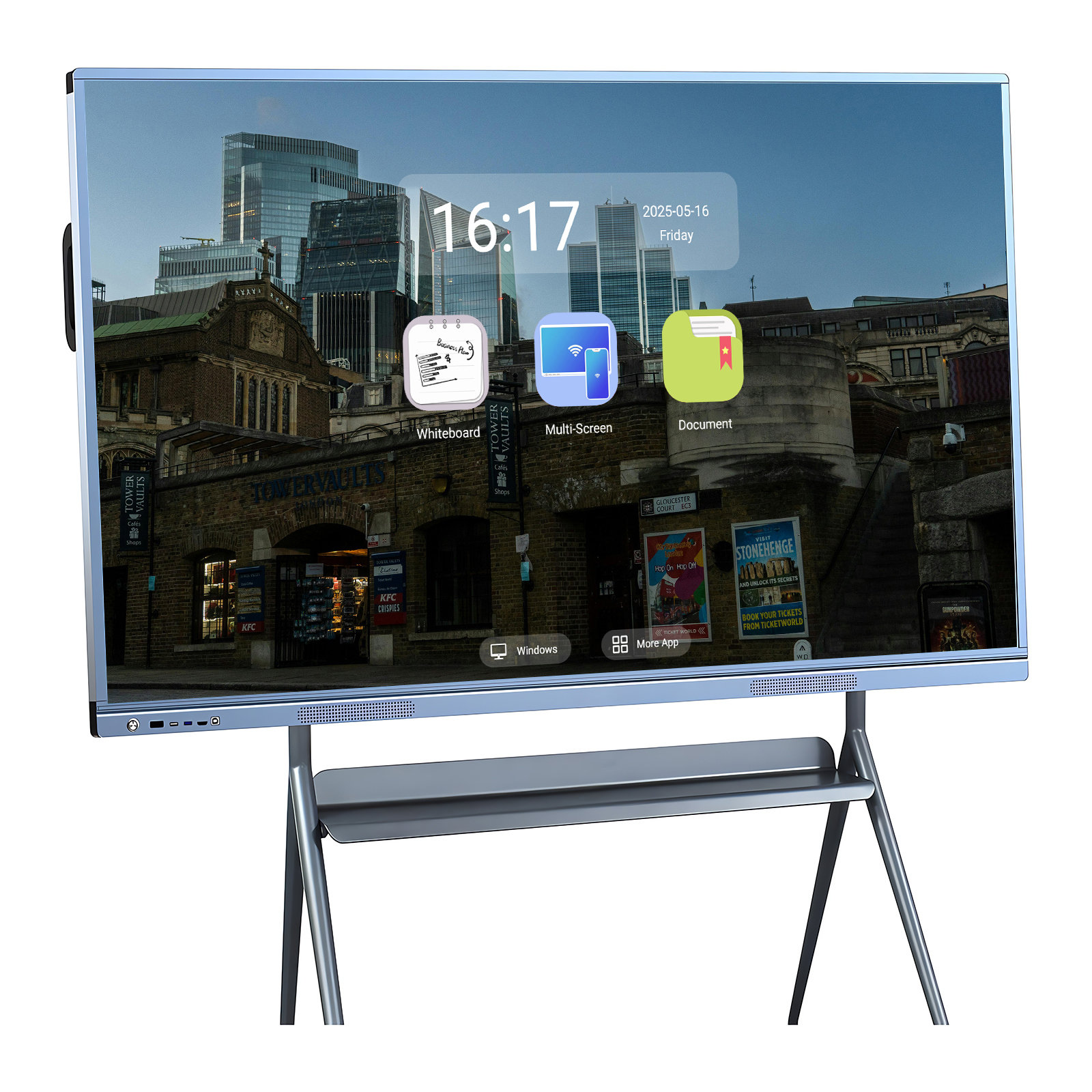 JYXCN 86" Smart Whiteboard Pro Wireless Sharing Interactive Dual System ...