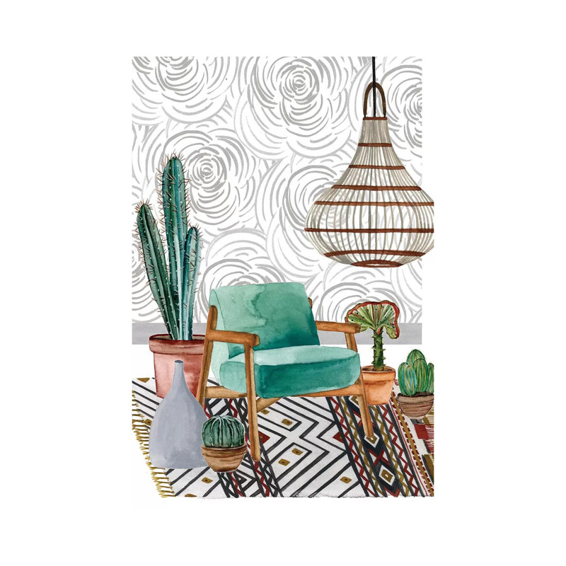 Desert Weavers III by Melissa Wang - Wrapped Canvas Gallery-Wrapped Canvas Giclée, 20.32 cm H x 30.48 cm W