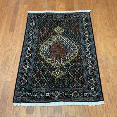 Handmade Tabriz Fish Design Wool Rug