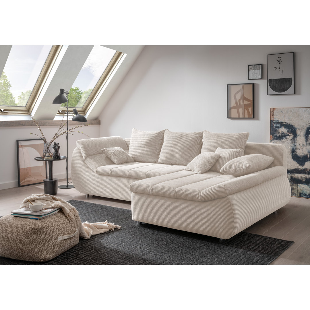 Ecksofa Aliyan mit Bettfunktion