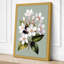 White Bloom Botanical - Wrapped Canvas-192260329-192260333