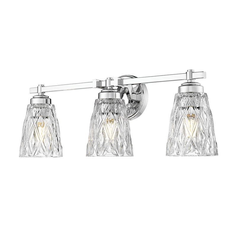 Ensemble de meuble-lavabo 3 lumières Jordynn, Chrome chrome