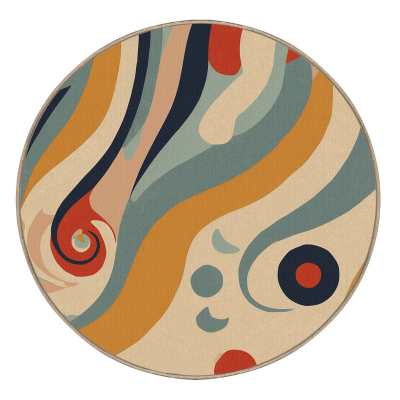 Spirited Snap Rug, Round 4'