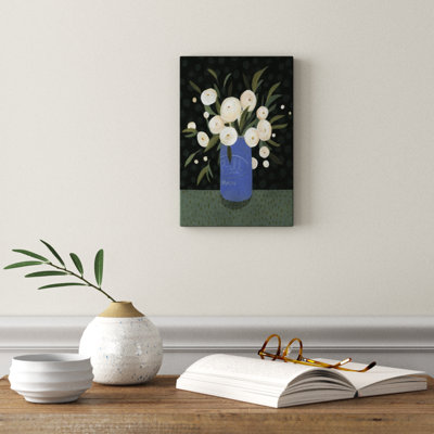 Mason Jar Bouquet I by Emma Scarvey - Painting Print