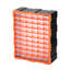 Armoire de rangement 60 tiroirs, plastique, armoire de rangement à tiroirs pour l'organisation du garage, organisateur de petites pièces empilable, boîte à outils murale, pour quincaillerie, perles, vis, artisanat, briques de construction