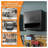 Metal Locking Tool Cabinet with Adjustable Shelf - Wall-Mounted Storage Organizer for Garage, Warehouse & Office Organization