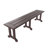 Laguna Poly Rectangular Table Garden Arm Chair Dining Set With Bench-107083479-134671994