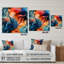 Swind - Art mural abstrait en acrylique pour le salon-101499259