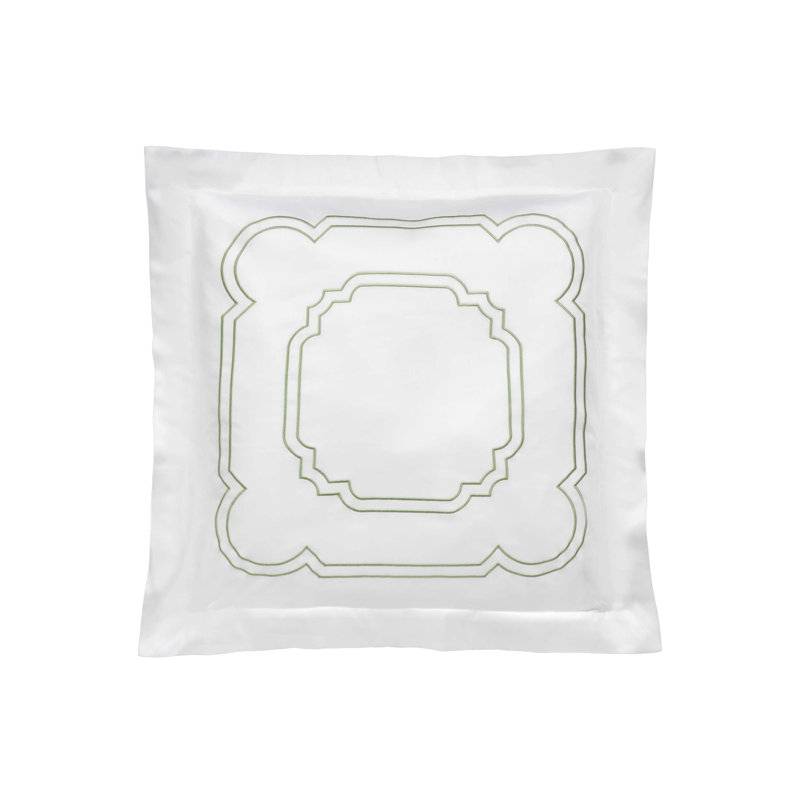 Artemide Embroidery By DEA Cotton Pillow Sham, Euro