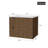 24" Wall-Mount Bathroom Vanity Cabinet with White Basin Sink Combo
