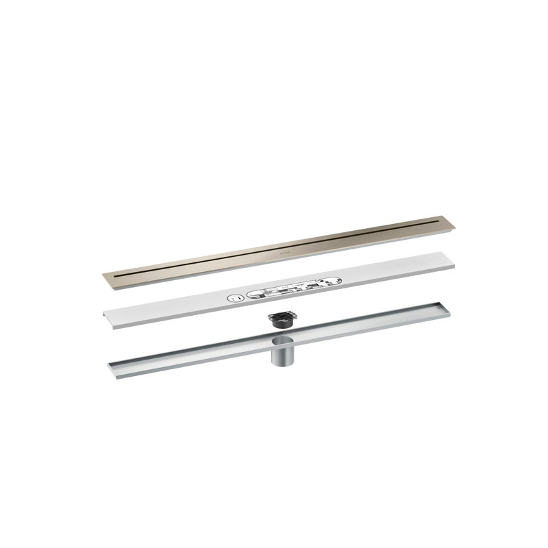 AXOR Drains Floor Installation 31 1/2", Brushed Nickel