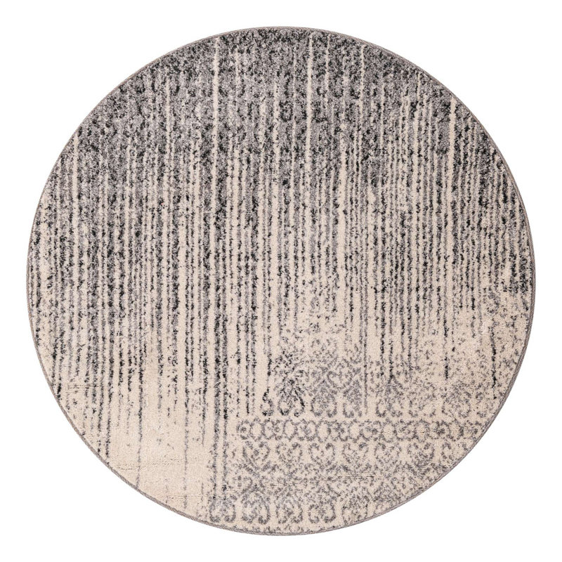 Emeraude Geometric Indoor Rug, Round 4'