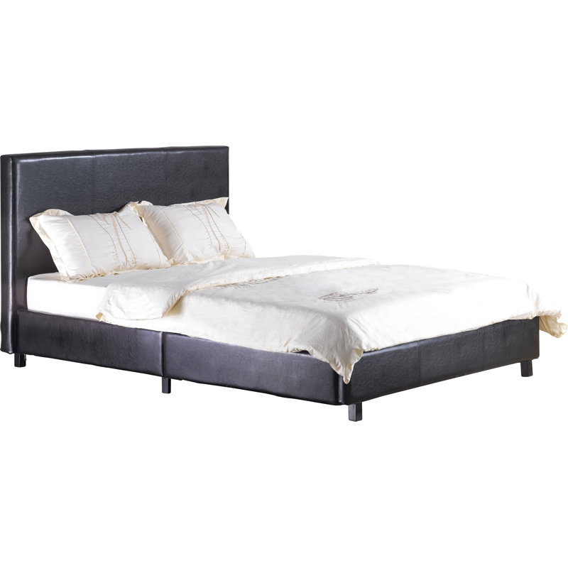Zavier Upholstered Bed, Black, Kingsize (5')