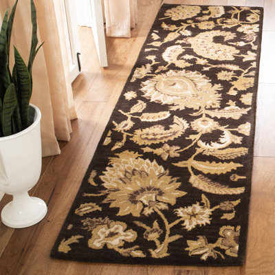 Ardell Dark Brown / Gold Area Rug