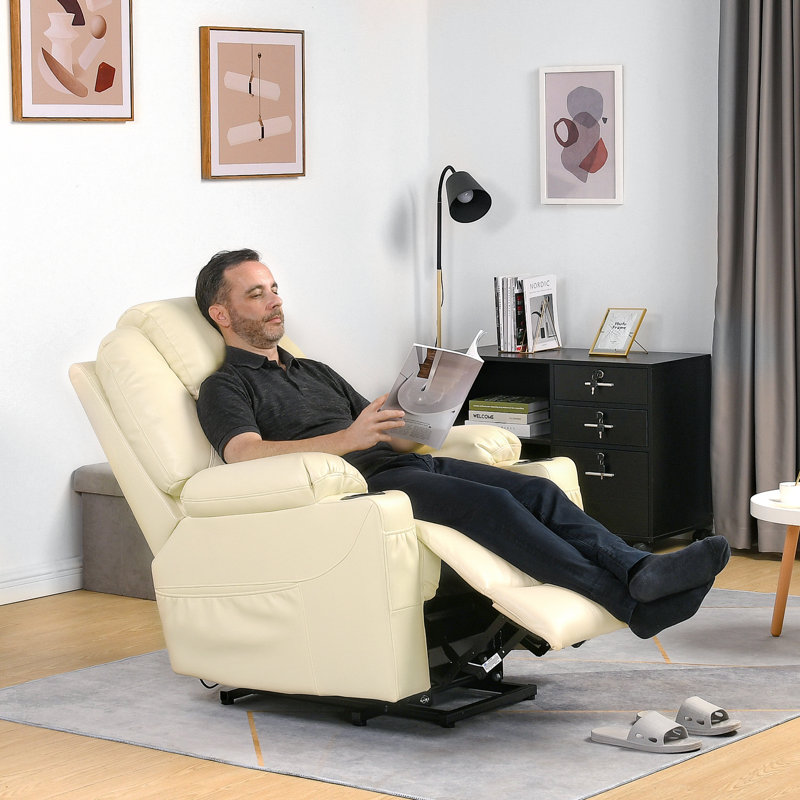 Faux Leather Heated Massage Chair