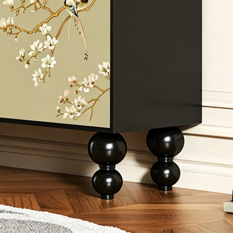 Solid Wood Entryway Cabinet for Home