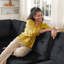 Canapé-lit modulaire capitonné en forme de U avec méridienne Epping Chasidi-98704081