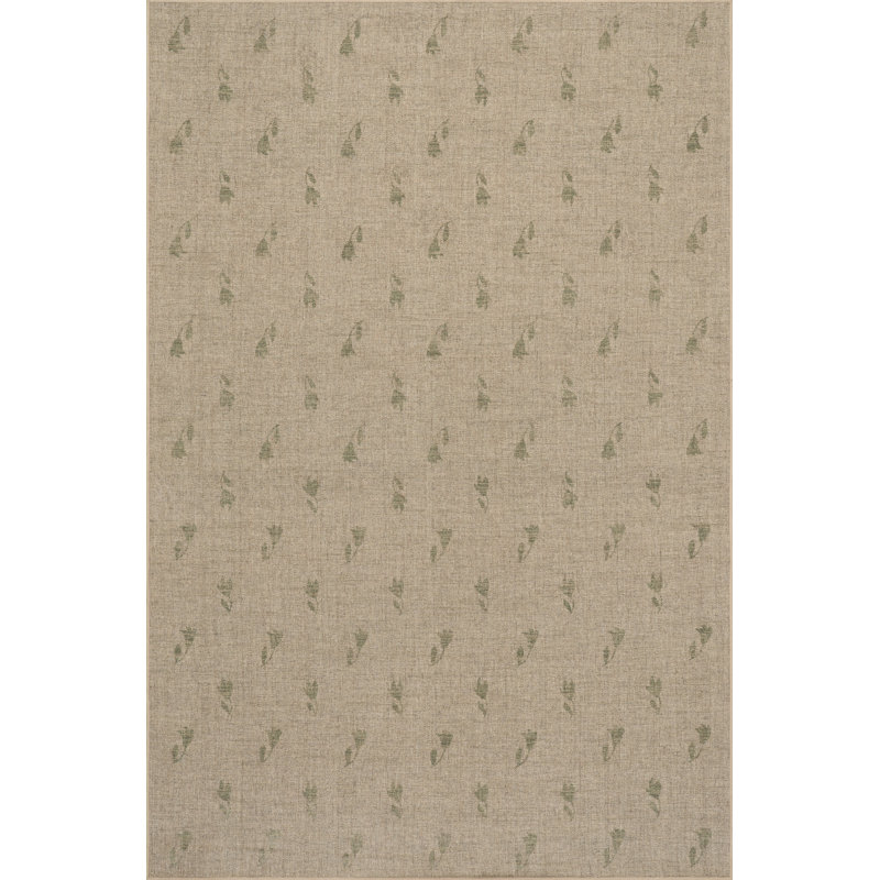 Tapis lavable floral doux Nate Berkus x Rugs USA Flora, Rectangulaire 2 pi x 3 pi