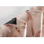 Panneau de rideau simple semi-diaphane avec passe-tringle 100% coton-62347750-62347755