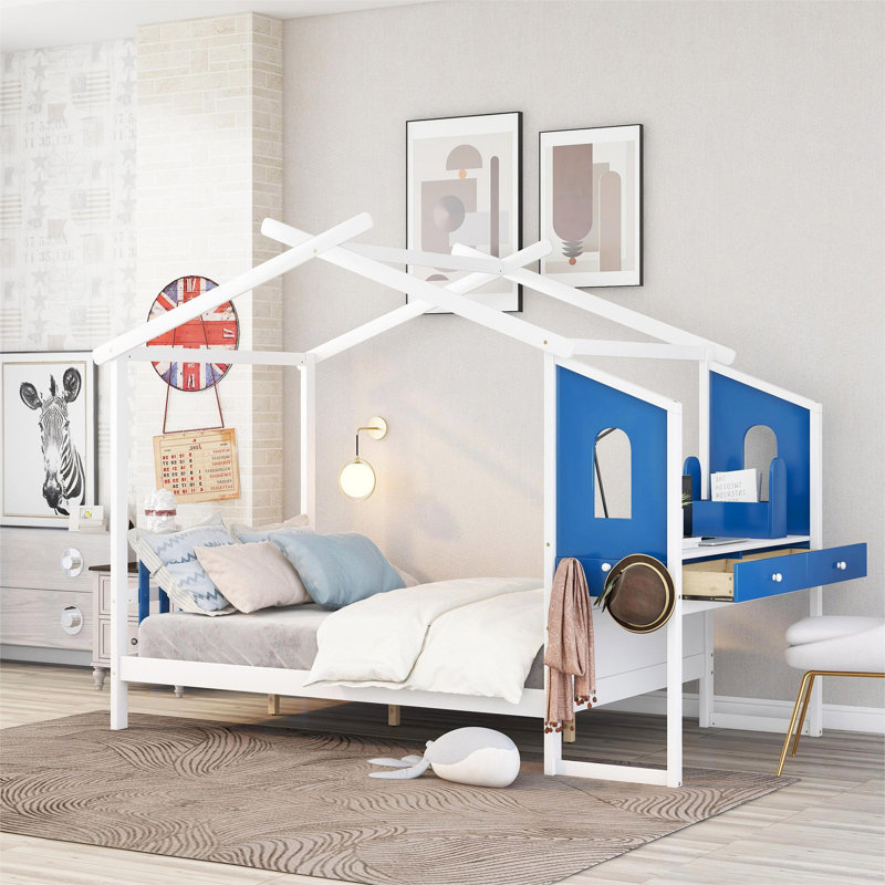 Friedler Platform Storage Bed Frame With Headboard