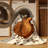 Machine Washable Orfelinda Cello Classic Damask Rug in Beige – Beige Binding-1697628616