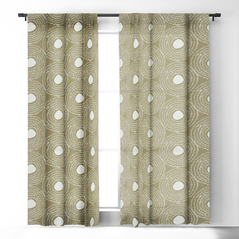 Rideau occultant en polyester Xaiver, L 50 po x L 84 po