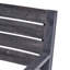 Paire de chaises de salle à manger, gris foncé - construction en bois avec pieds fuselés et coussins d'eau, coussins d'assise élégants, fusion confort et élégance