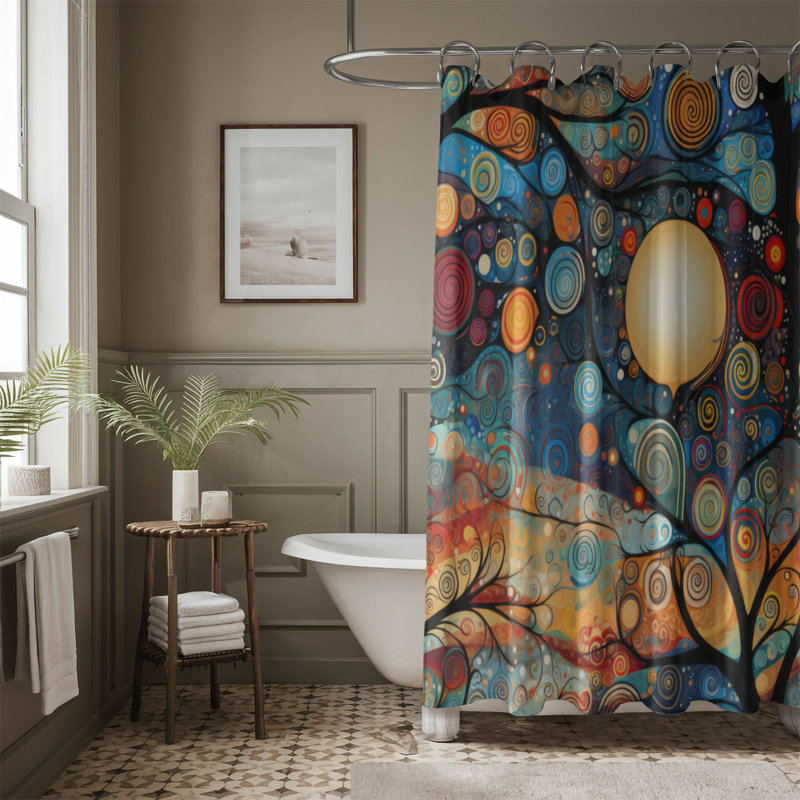 Merry Spruce - Premium Shower Curtain, H 74 po x l 71 po