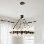 Lustre 6 lumières Bancroft en noir mat-1272334917
