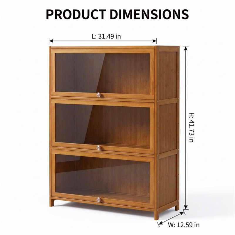 Simple Freestanding Bookcase And Multi-Tier Storage Unit