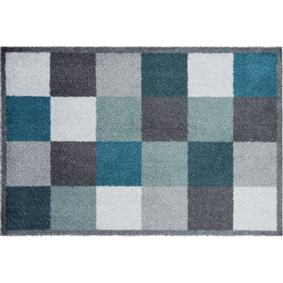 Schall Blocks Ochre Kitchen Mat