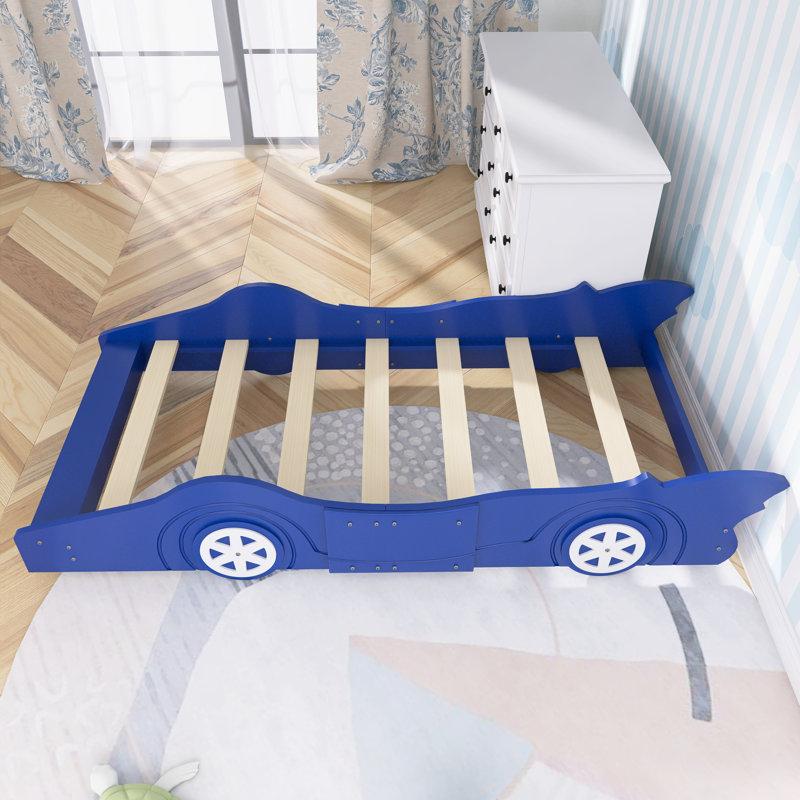 Lit de jour pour enfants Aistis, Bleu, Lit simple