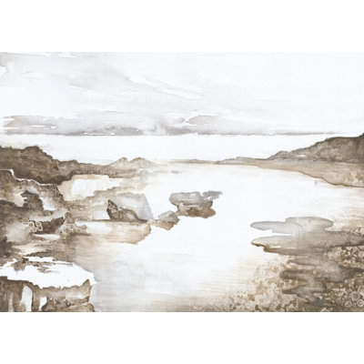 Rocky Landscape 2 - Wrapped Canvas Painting