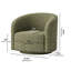Chaise d'appoint Stella - Olive Boucle-960745873