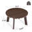 Round Outdoor Coffee Table , 31.5'' in. W 31.5'' in. D-638098085